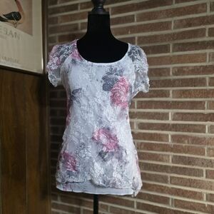Frazzle Y2K Fairycore Lace Top